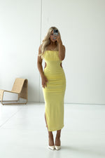 Kordyn Midi Dress - Yellow