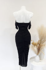 Black Off Shoulder Dress - SAMPLE SALE