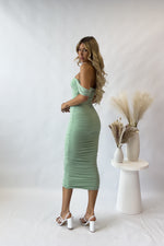 Lilia Midi Dress - Apple Green