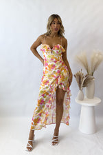 Elina Floral Midi Dress