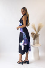 Natalia Maxi Dress - Black Florals