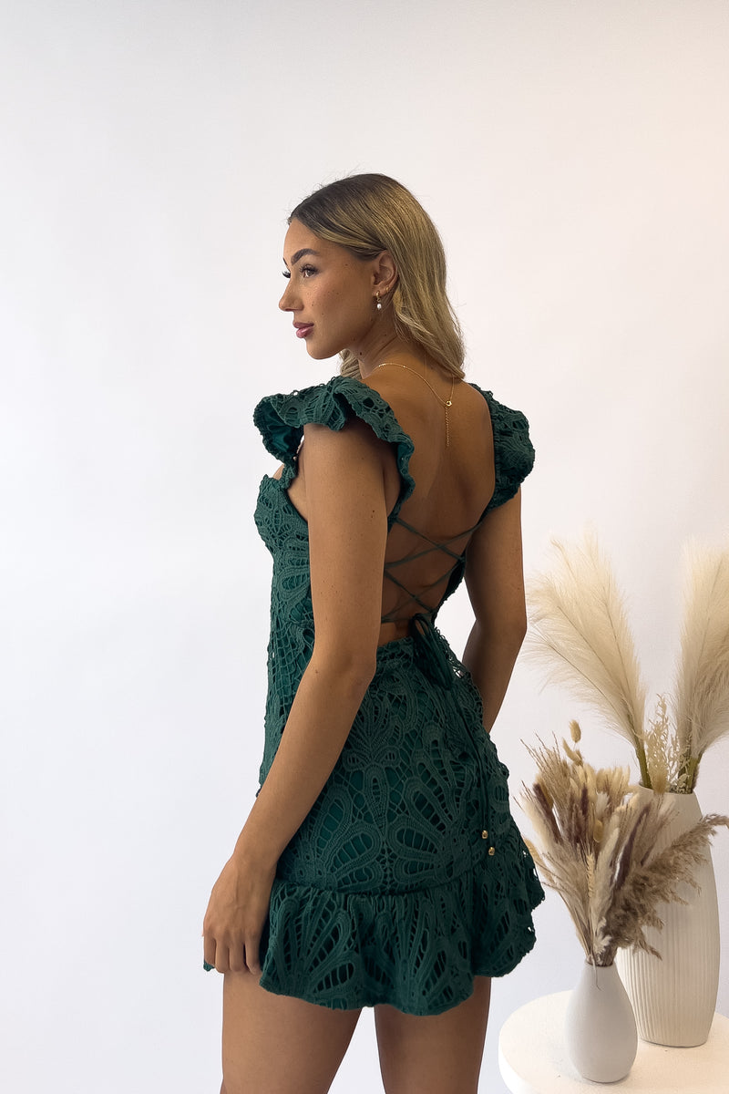 Celeste Mini Dress - Green