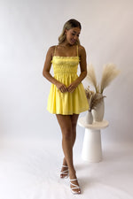 Iris Mini Dress - Yellow
