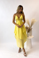 Ishara Midi Dress - Yellow