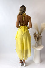 Ishara Midi Dress - Yellow