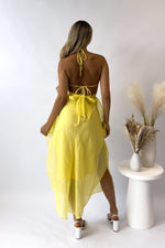 Ishara Midi Dress - Yellow