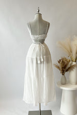 Rochelle Midi Dress - White