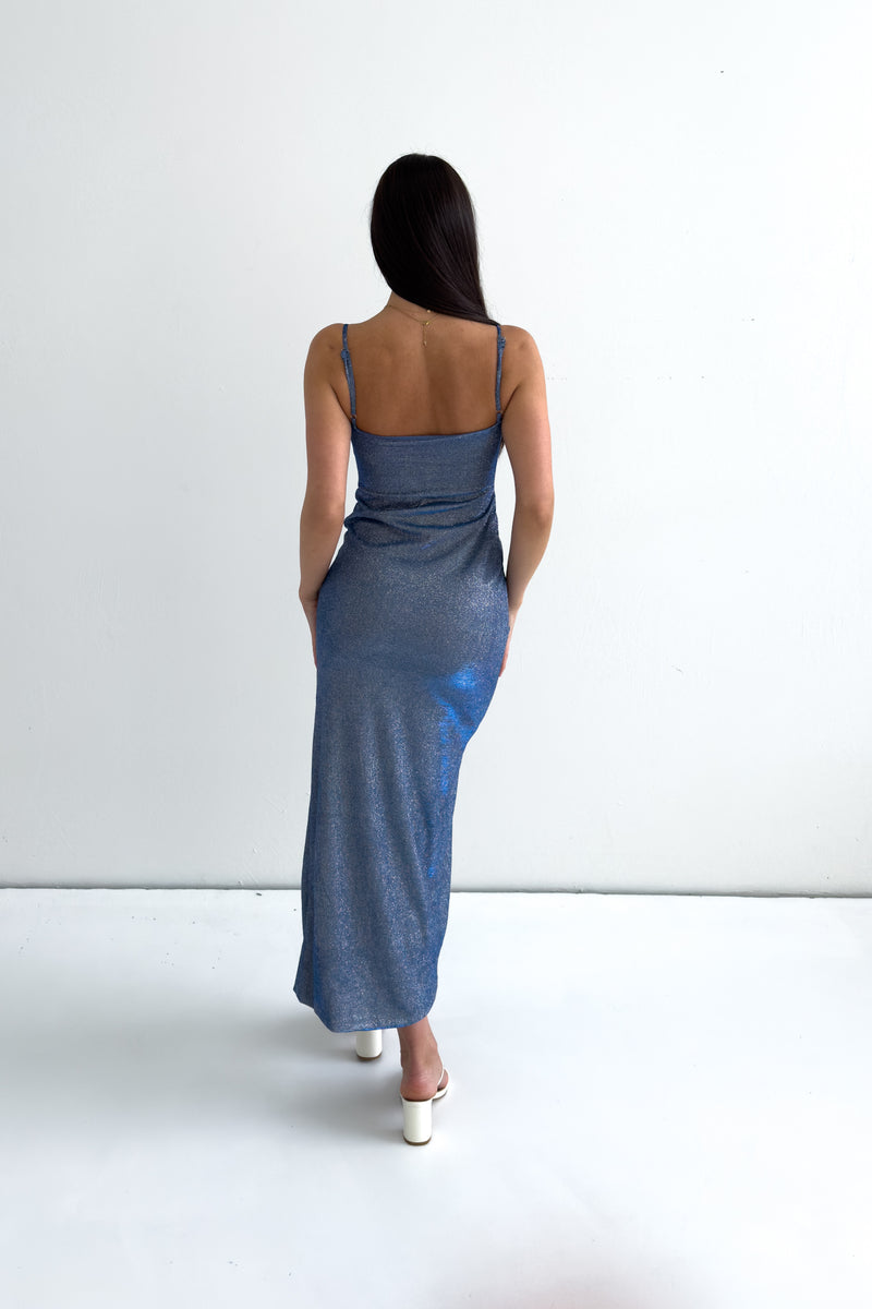 Caleah Midi Dress - Blue