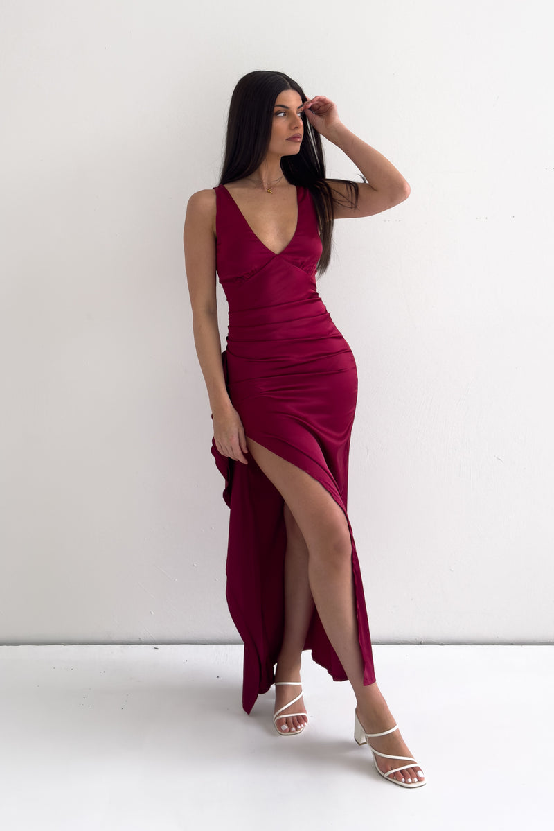 Olivia Maxi Dress - Red