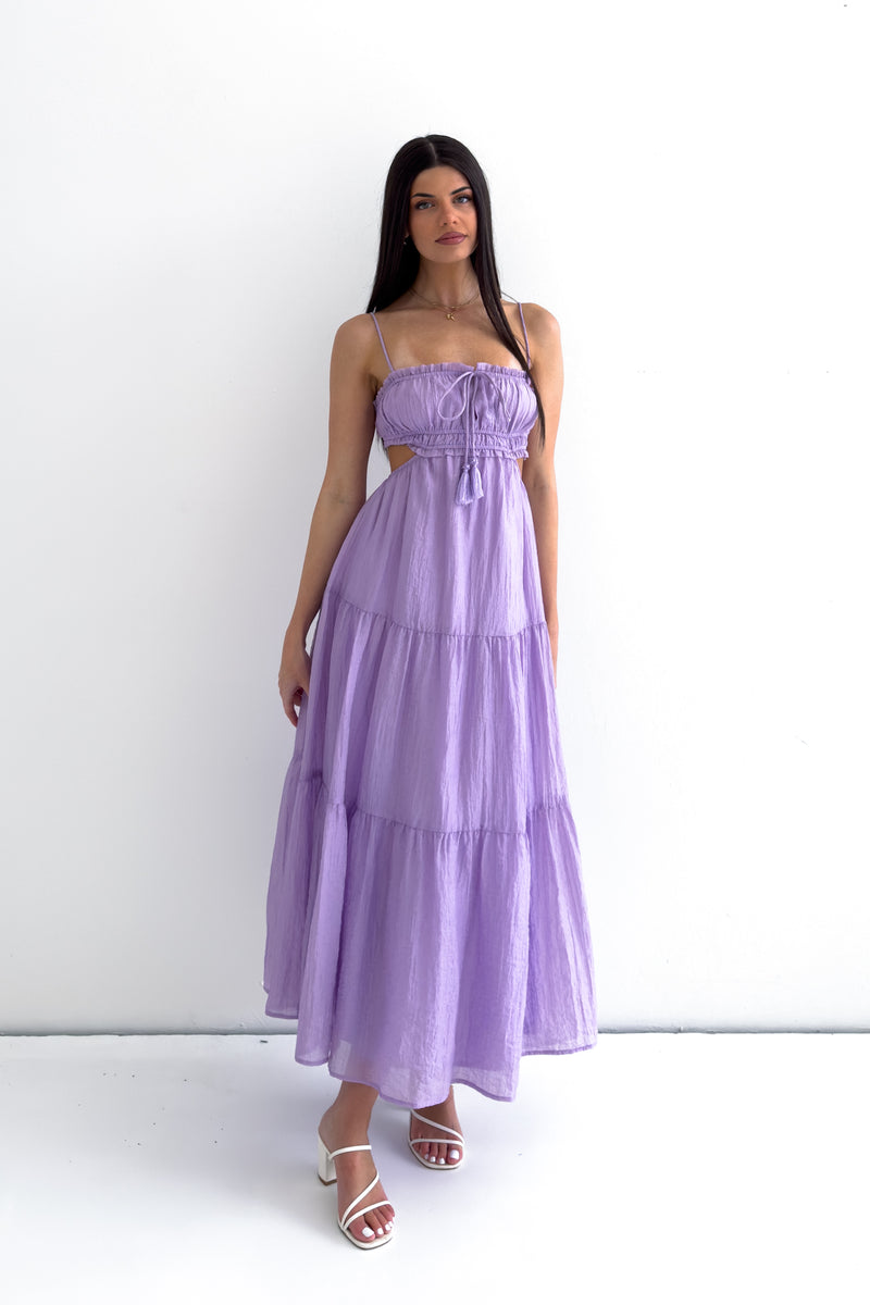 Rochelle Midi Dress - Lilac