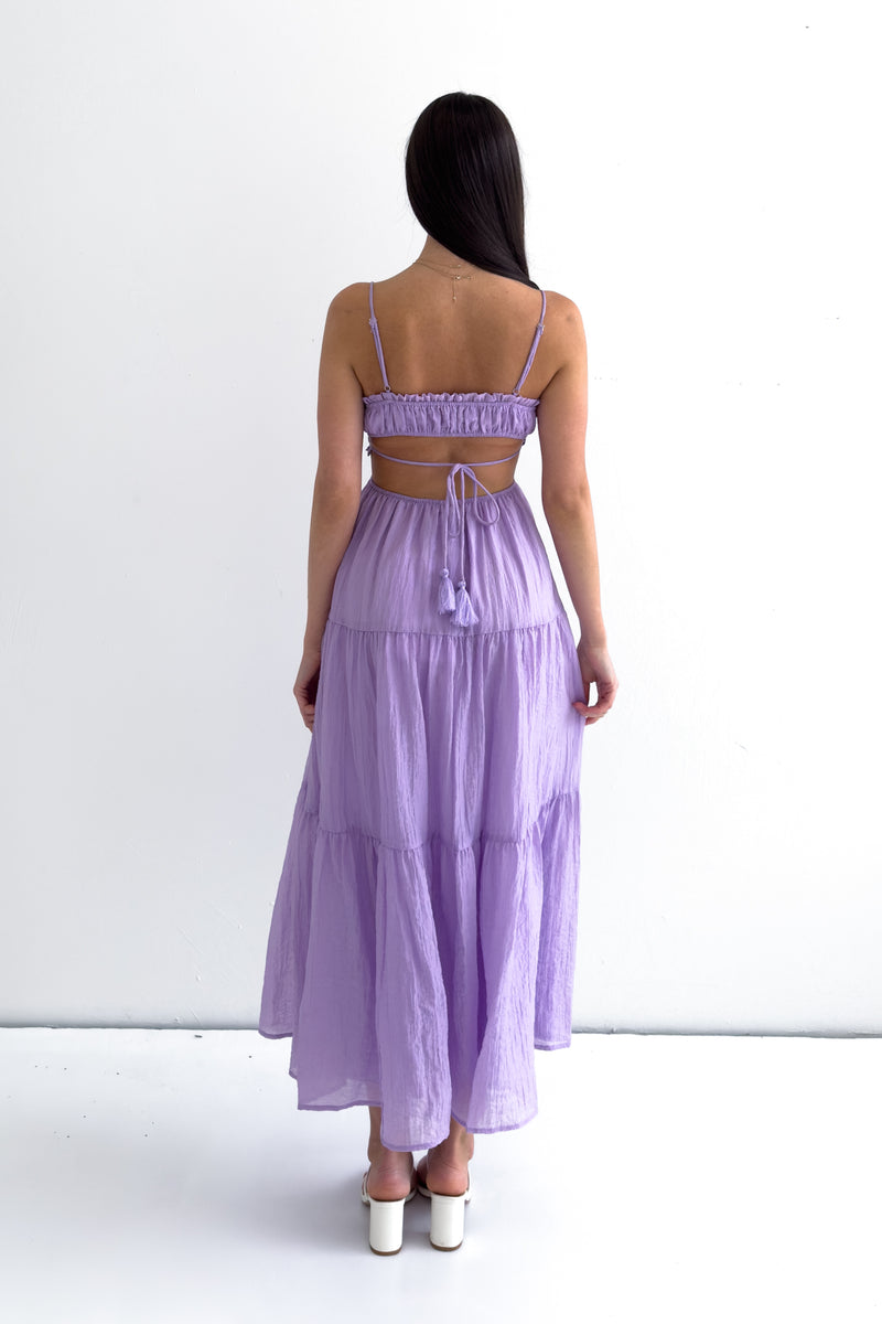 Rochelle Midi Dress - Lilac