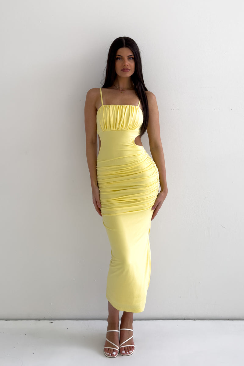 Kordyn Midi Dress - Yellow