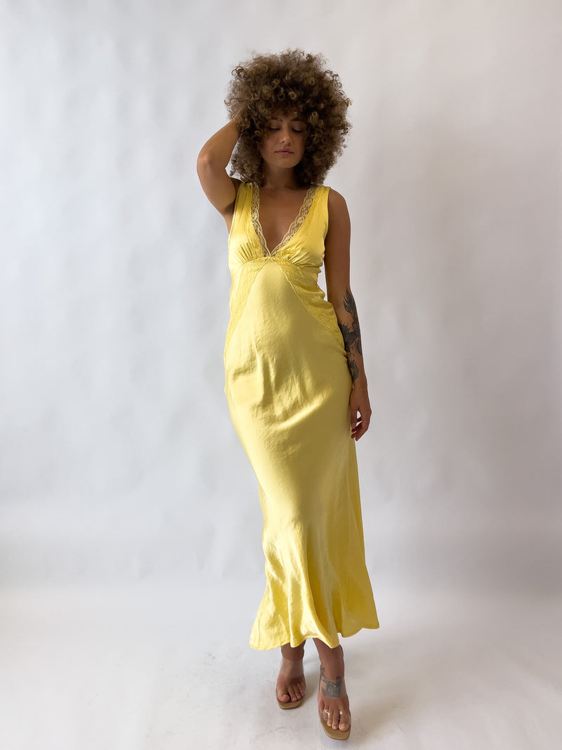 Odette Maxi Dress - Yellow