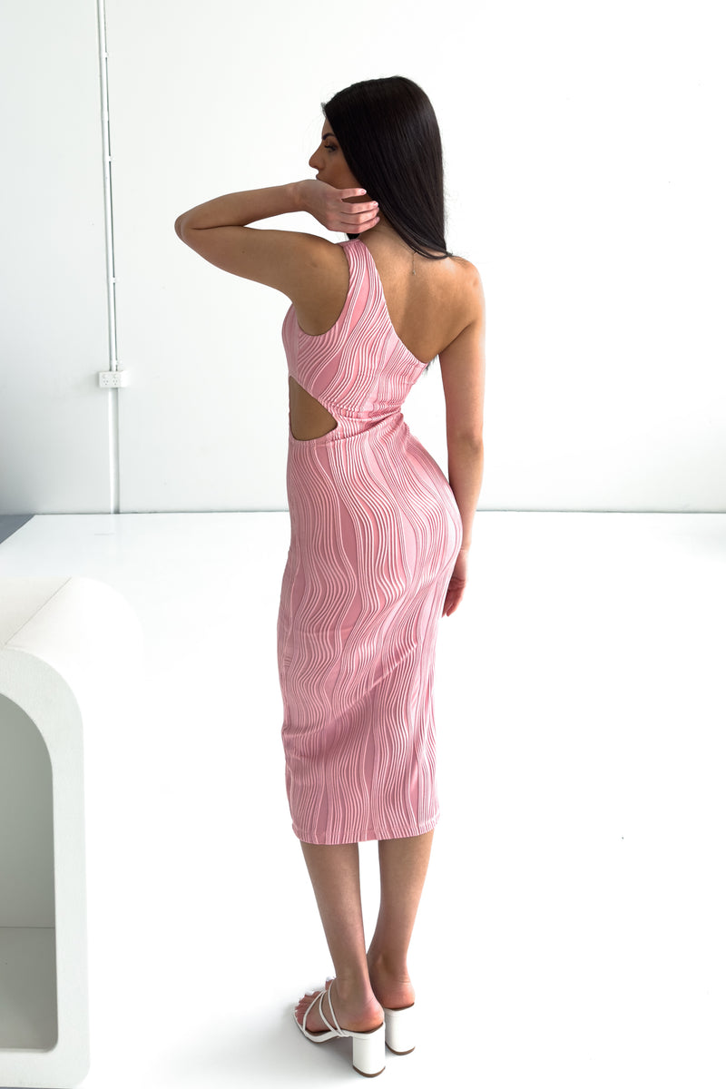 Klara Midi Dress - Pink