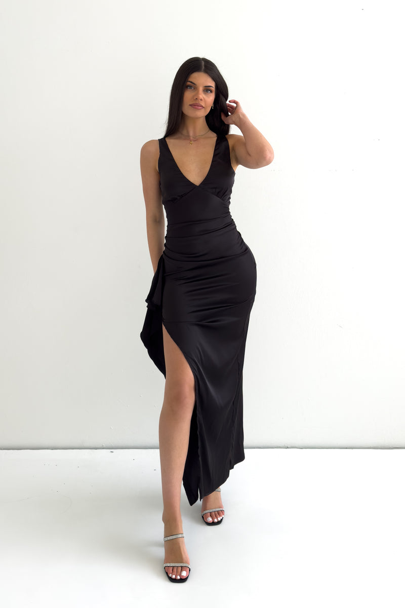 Olivia Maxi Dress - Black