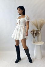 Chloe Mini Dress - White