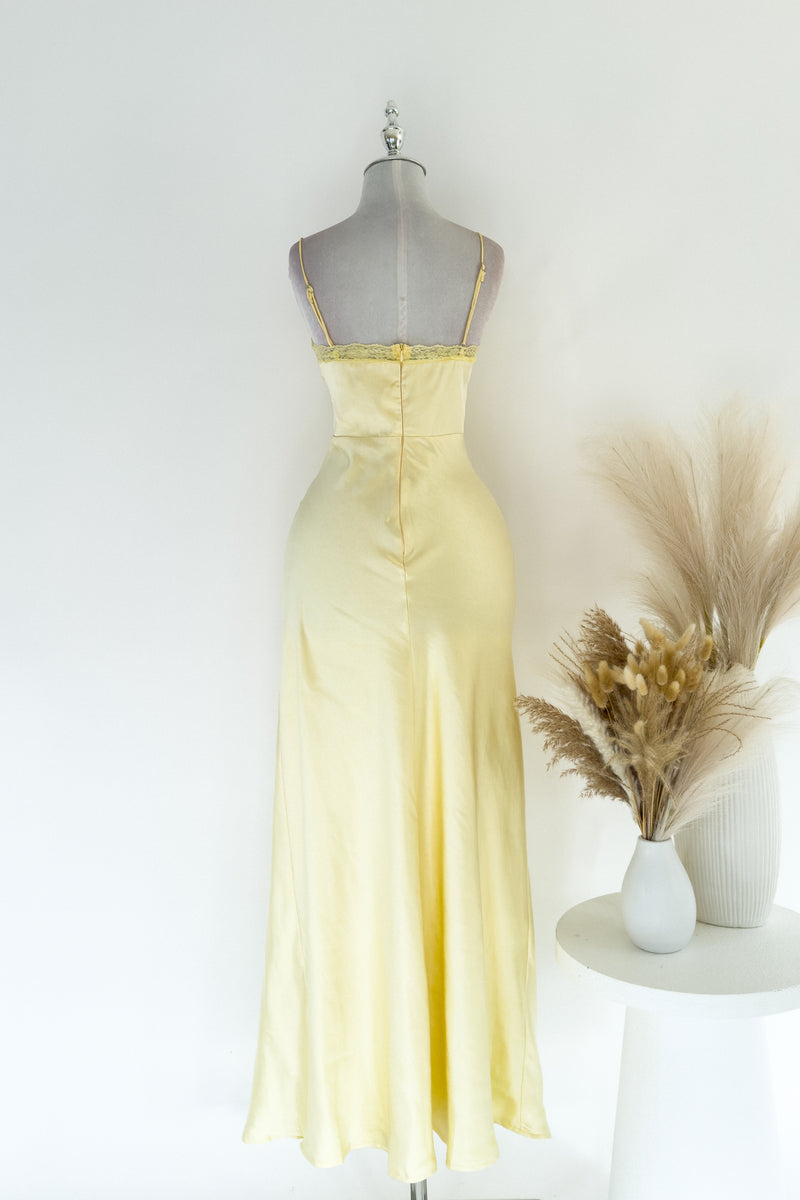 Felicity Maxi Dress - Lemon