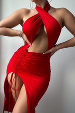 Maxim Midi Dress - Red