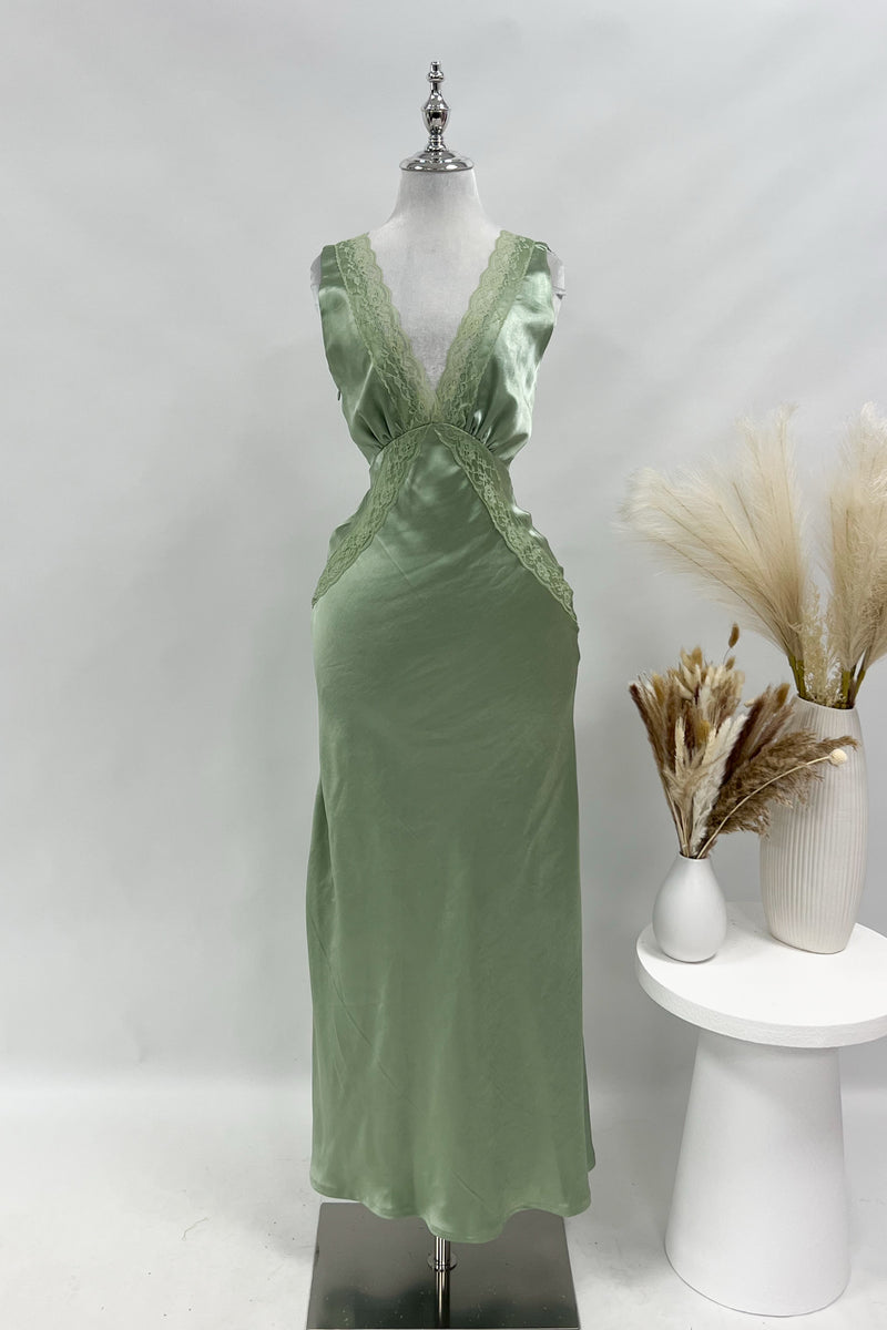 Odette Maxi Dress - Sage