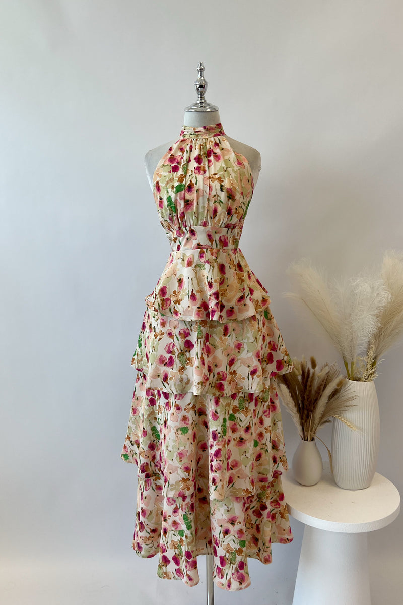 Harlow Floral Midi Dress (PRE-ORDER)