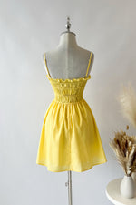 Iris Mini Dress - Yellow