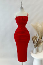 Kordyn Midi Dress - Red