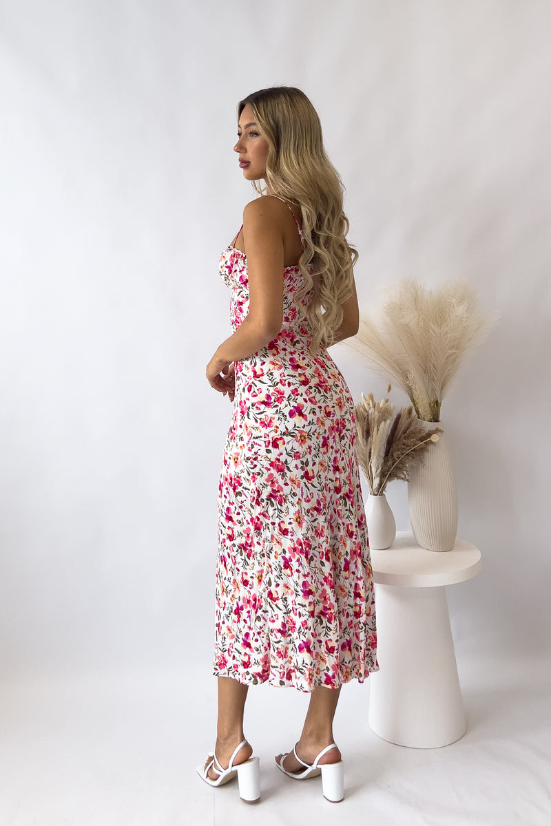 Eden Floral Midi Dress