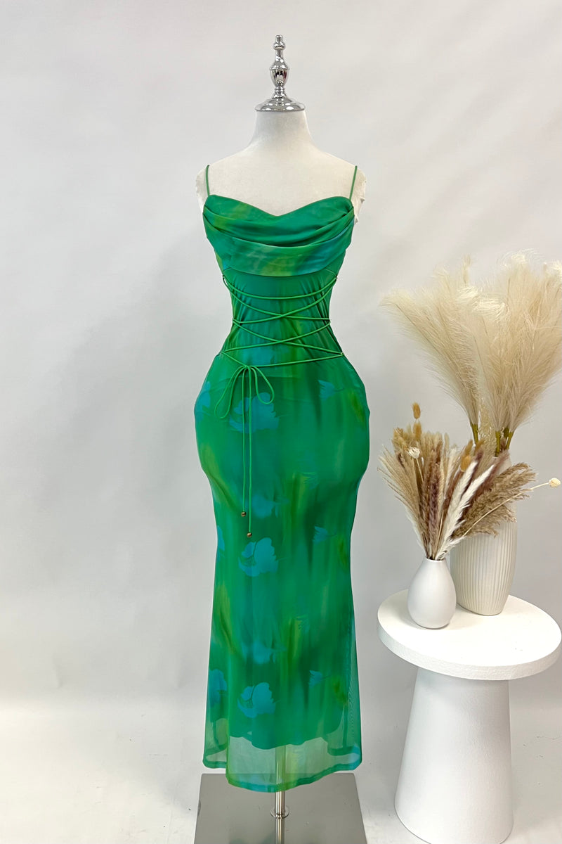 Alessia Maxi Dress - Green