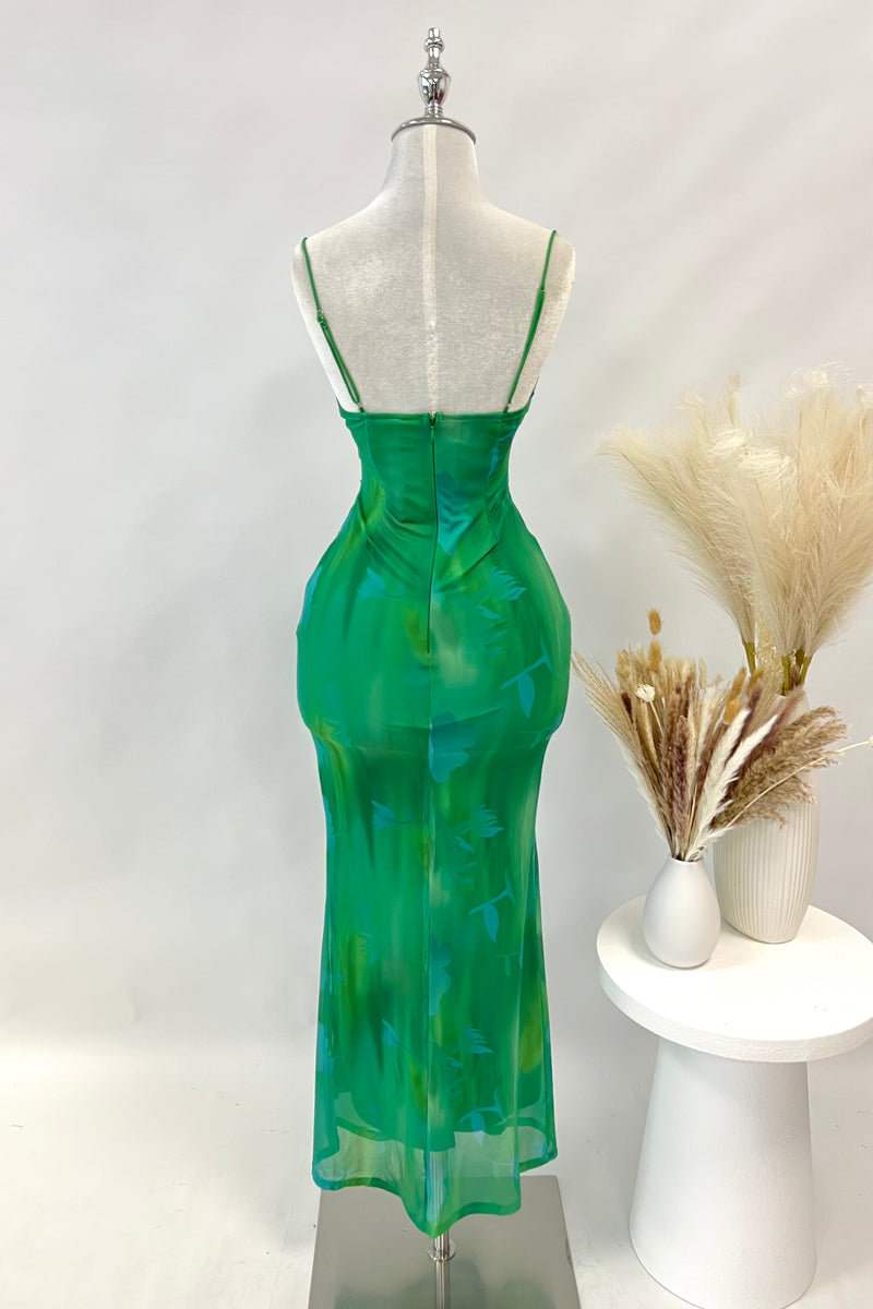 Alessia Maxi Dress - Green