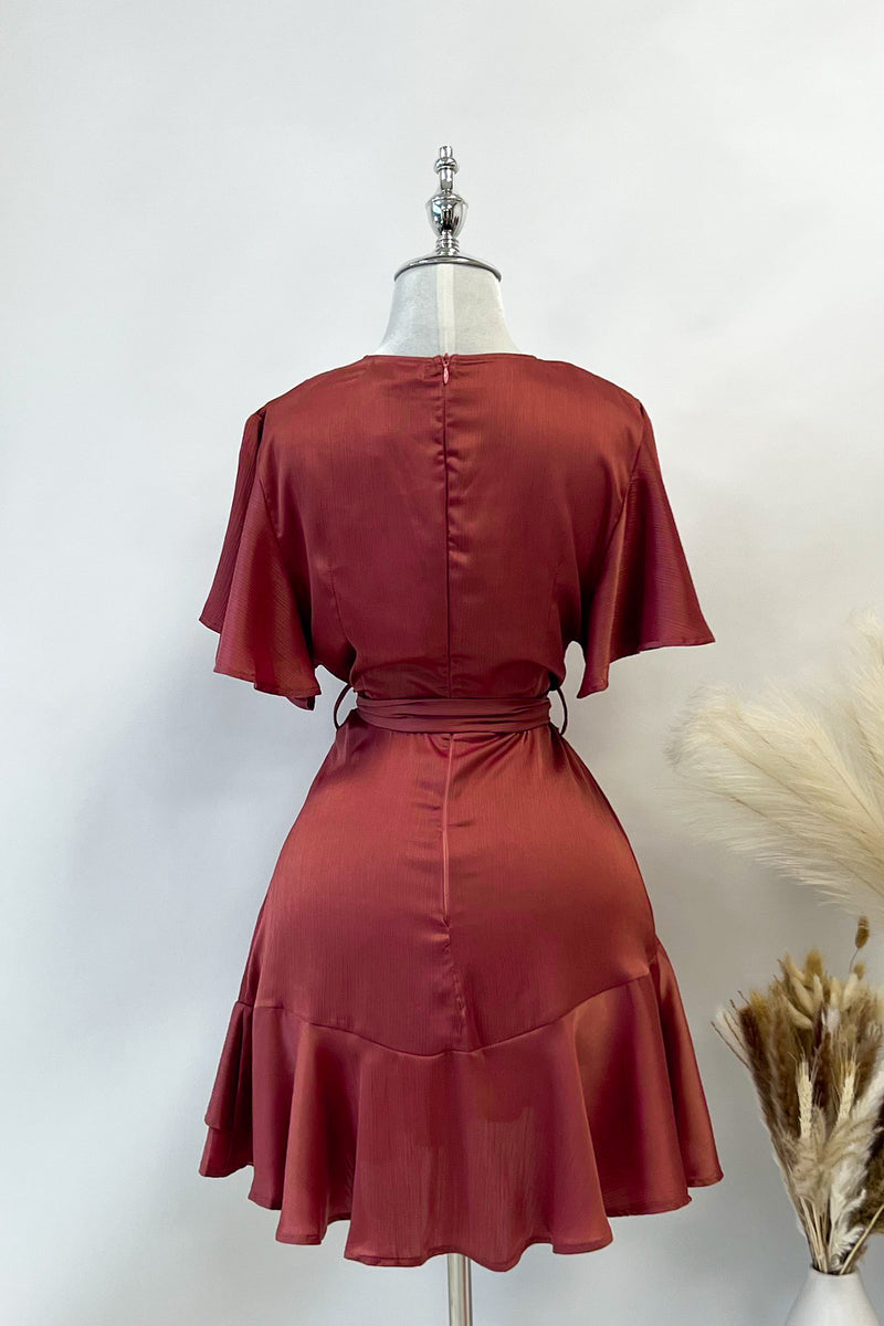 Tara Mini Dress - Rose