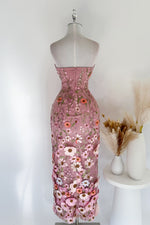 Angelica Floral Maxi Dress - Pink
