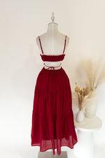 Rochelle Midi Dress - Red