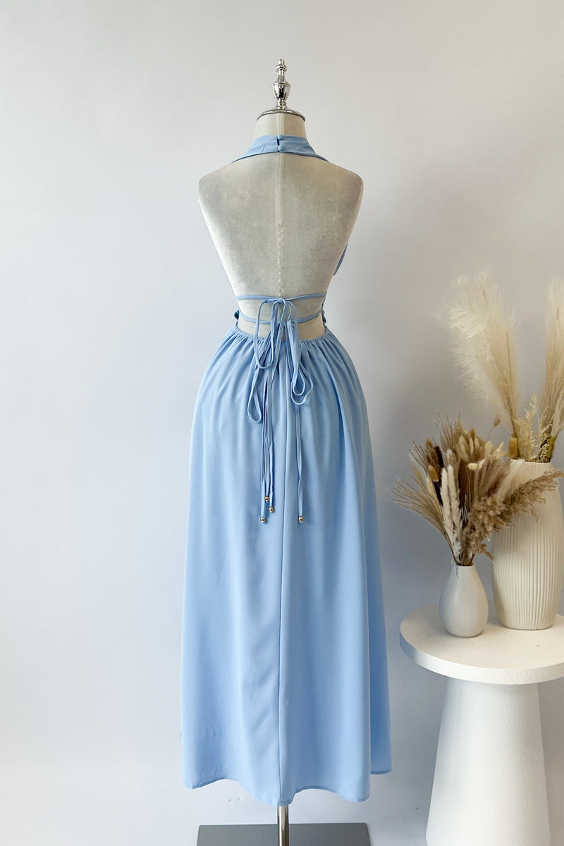India Midi Dress - Blue