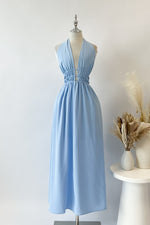India Midi Dress - Blue