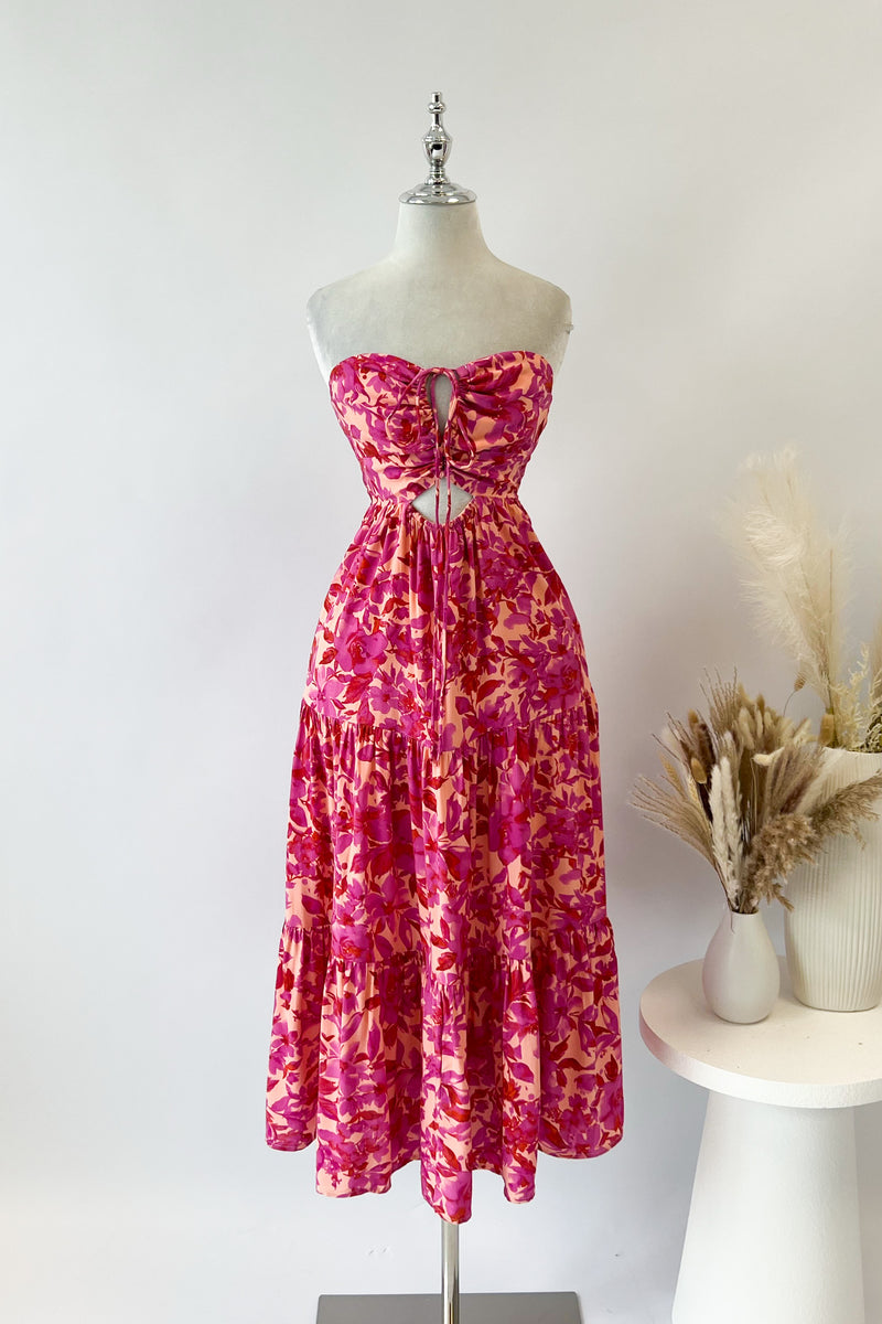 Dion Floral Midi Dress