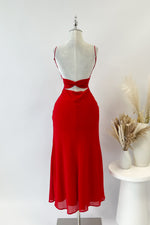 Noah Midi Dress - Red