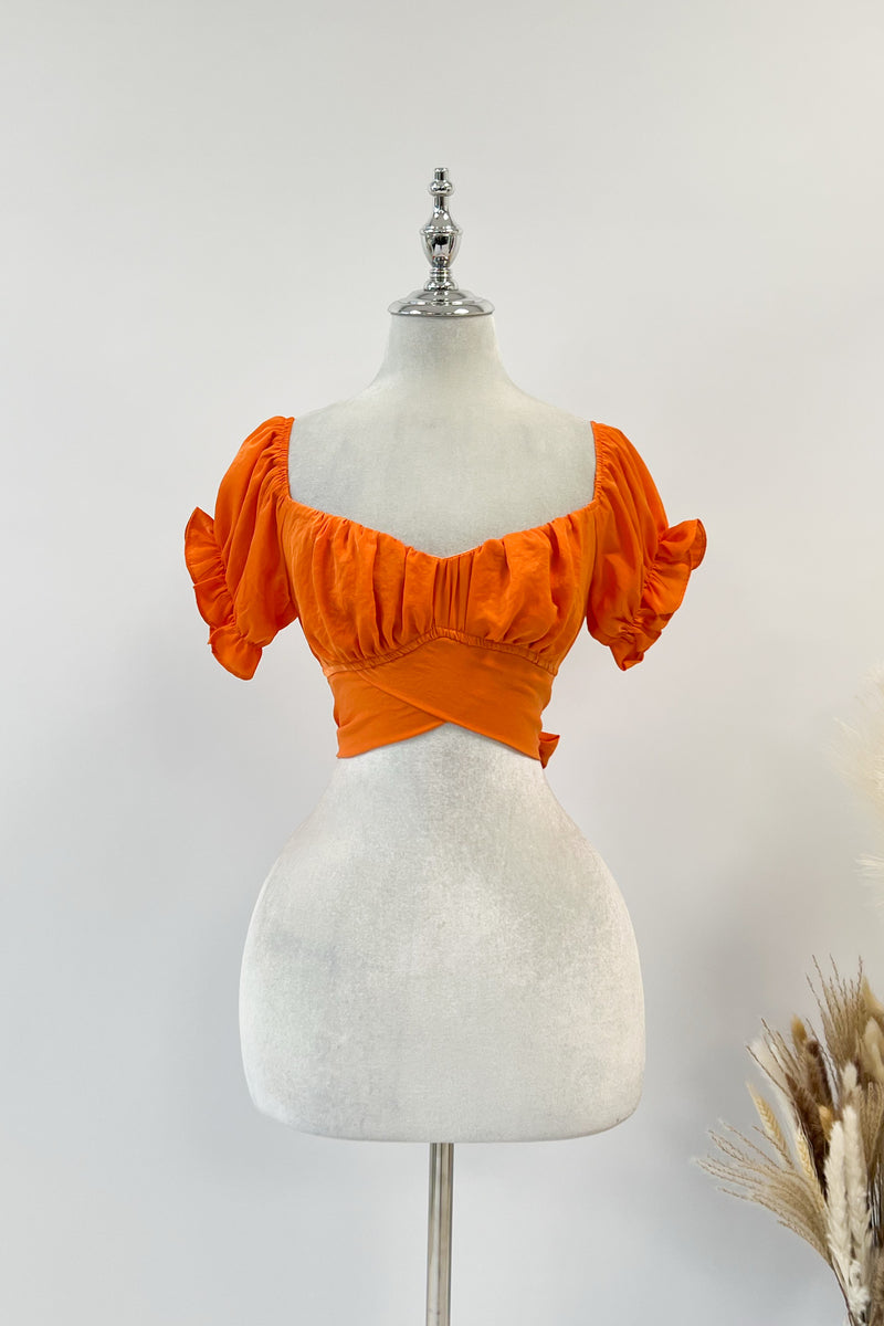 Masie Crop Top - Orange