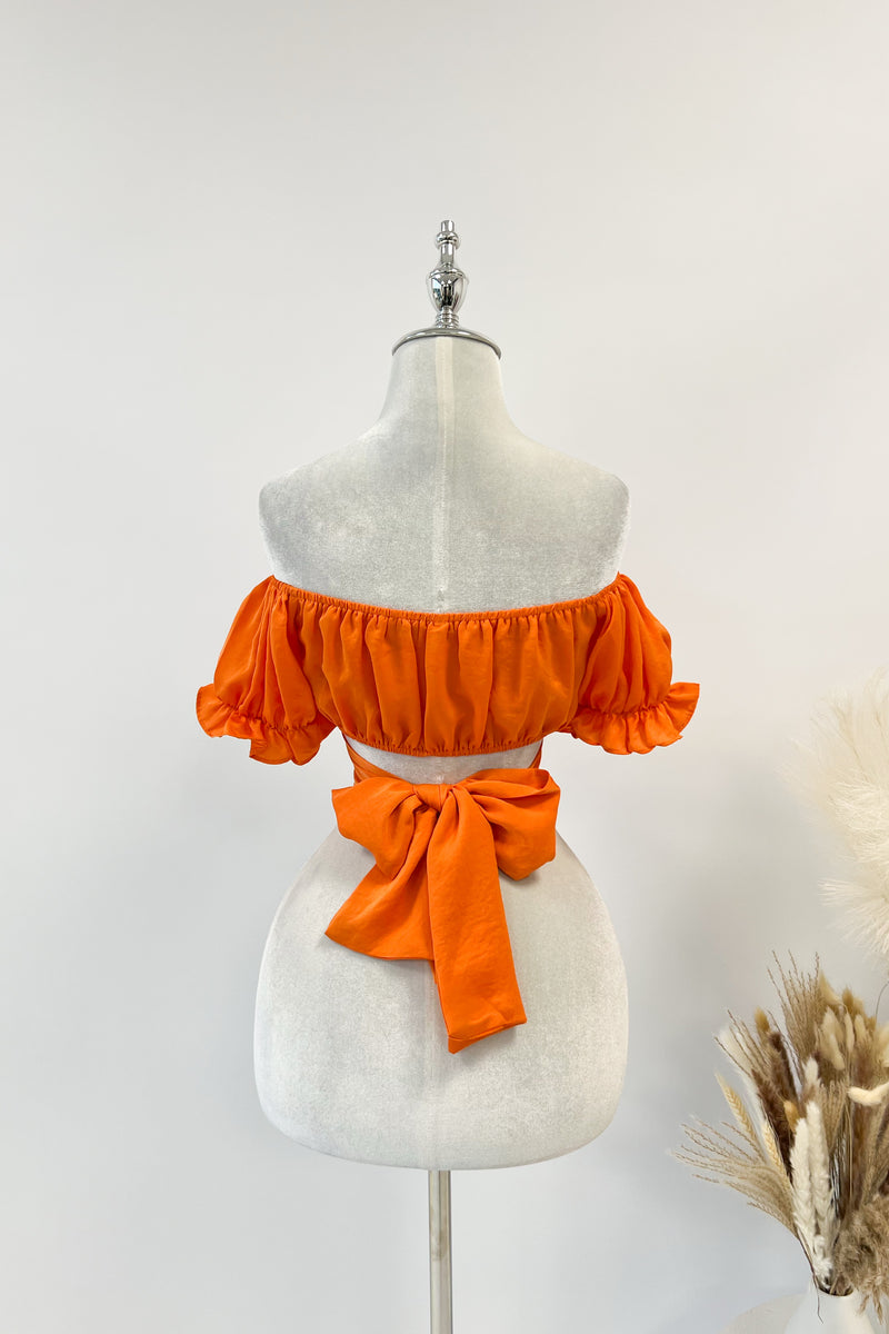 Masie Crop Top - Orange