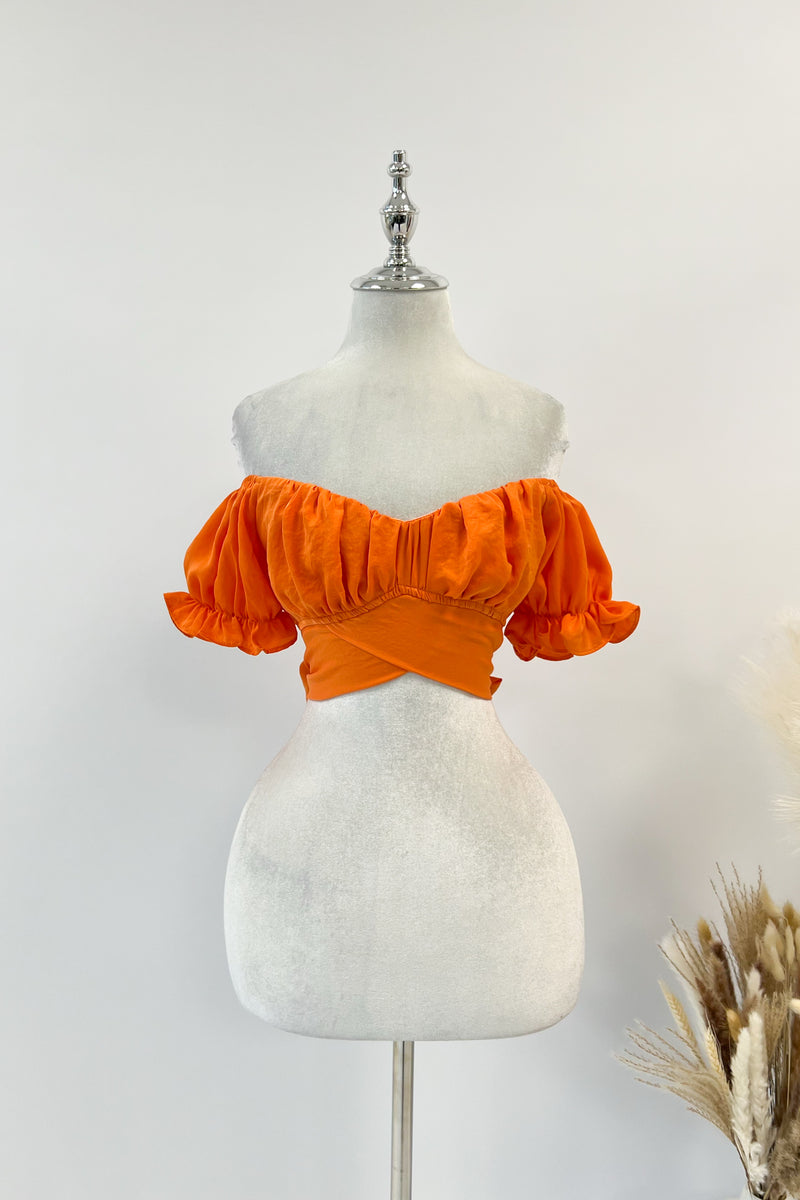 Masie Crop Top - Orange