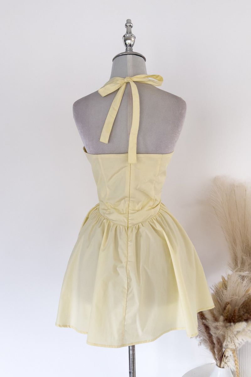 Tilly Mini Dress - Lemon
