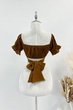 Masie Crop Top - Chocolate