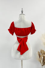 Masie Crop Top - Red