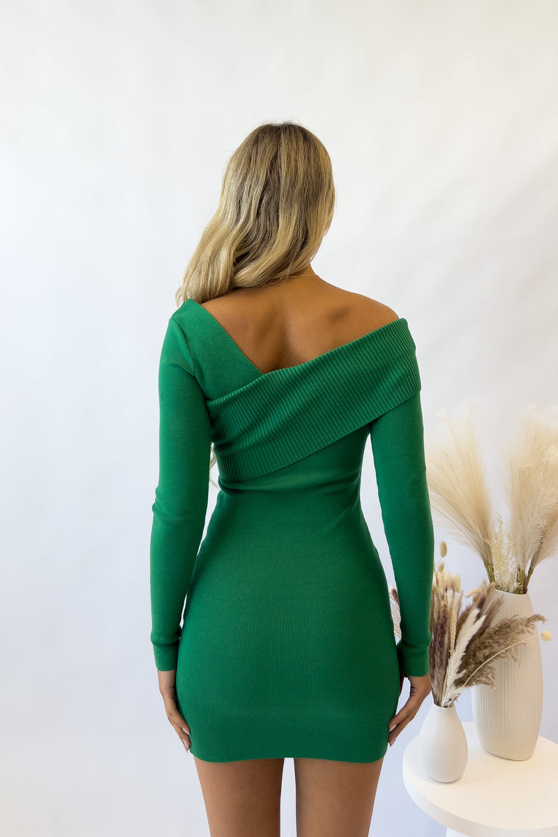 Chicago Mini Dress - Green