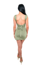 Freya Mini Dress - Khaki