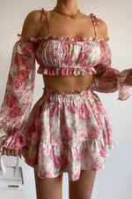 Angelina Floral Mini Skirt