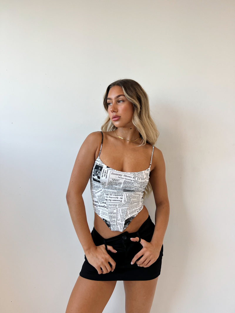 Almada Mini Skirt - Black