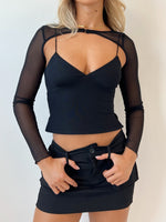 Almada Mini Skirt - Black