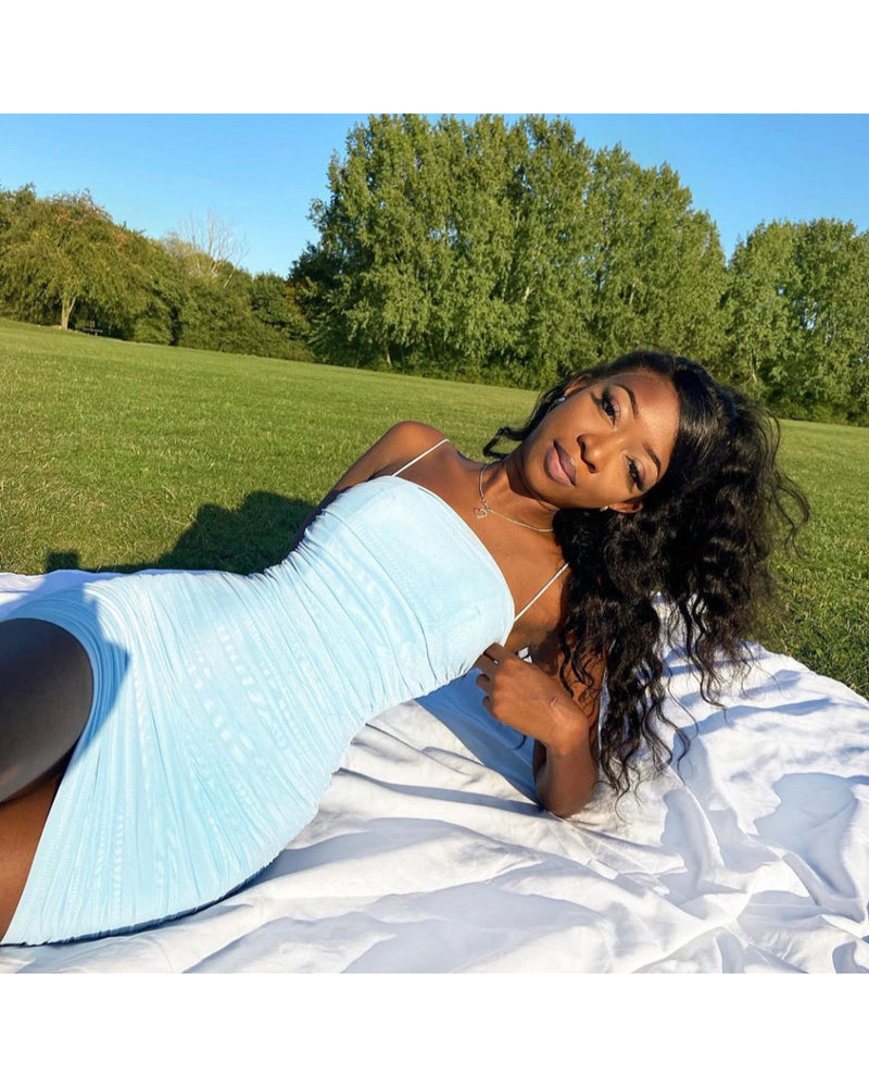 Georgia Mini Dress - Blue