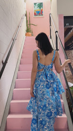 Darcy Floral Maxi Dress - Blue
