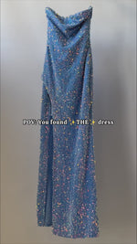 Ethelyn Midi Dress - Blue